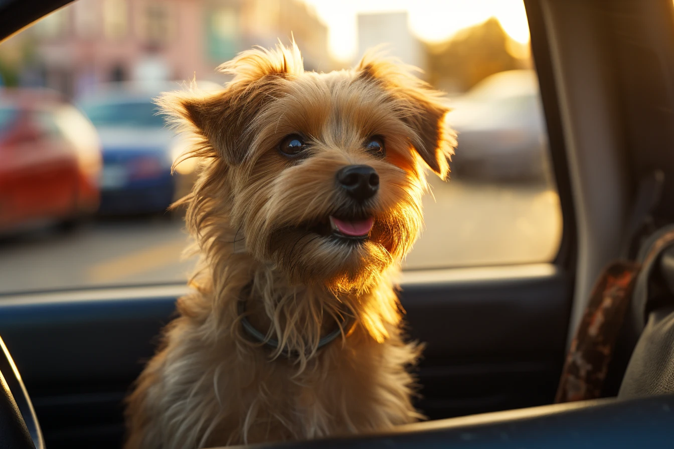 Tesla Model 3 Dog Carrier Car Seat for Norfolk Terrier